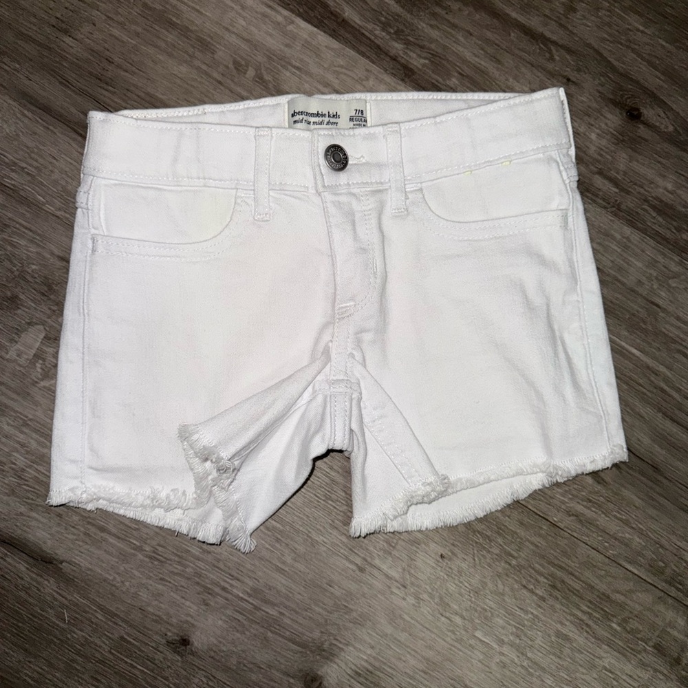 Aeropostale Bright White Jean Shorts